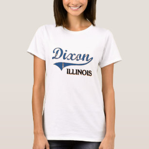 T-shirt Classique de ville de Dixon l'Illinois