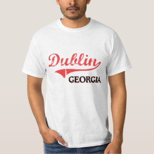 T-shirt Classique de ville de Dublin la Géorgie