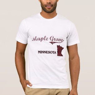 T-shirt Classique de ville du Minnesota d'érablière
