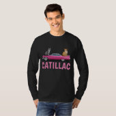 T-Shirt CLASSIQUE DE VOITURE STYLE CADDY ROSE CAT (Devant entier)