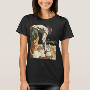 T-shirt Classique de voyage chaud de la récolte de coton d