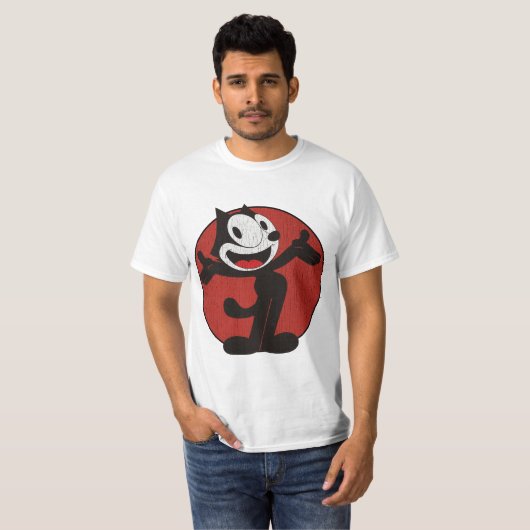 T-shirt Classique des années 1920 Style felix the cat (Devant entier)