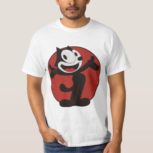T-shirt Classique des années 1920 Style felix the cat (Devant)