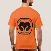 T-shirt classique d'orange de frères de Skinner (Dos)