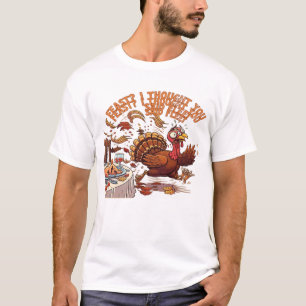 T-shirt classique drôle d'Action de grâce de dinde