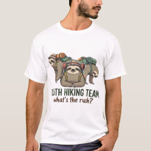 T-shirt classique drôle de paresseux randonnée_5