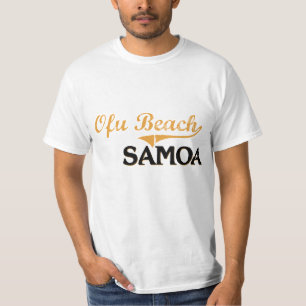 T-shirt Classique du Samoa de plage d'Ofu