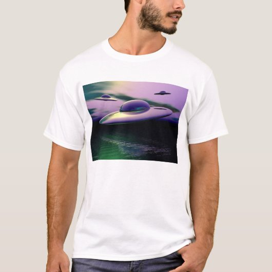 T-shirt Classique d'UFO (Devant)