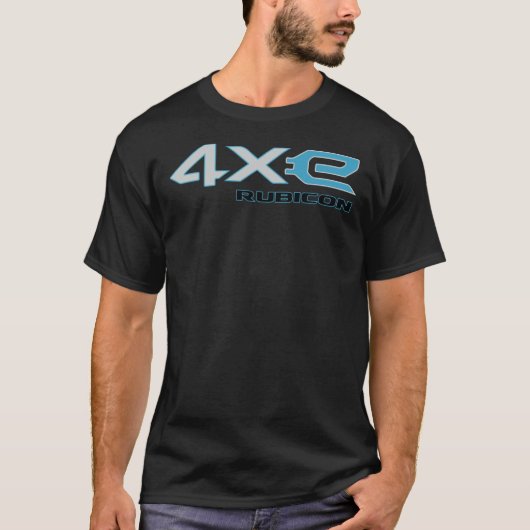 T-shirt classique en 4x RUBICON (Devant)