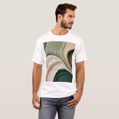 T-shirt classique en graphisme abstrait (Devant entier)
