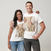 T-shirt classique en graphisme abstrait (Unisexe)