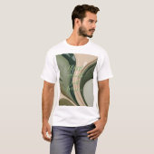T-shirt classique en graphisme abstrait (Devant entier)