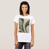 T-shirt classique en graphisme abstrait (Devant entier)
