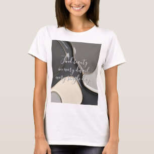 T-shirt classique en graphisme abstrait