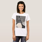 T-shirt classique en graphisme abstrait (Devant entier)