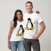 T-SHIRT CLASSIQUE ÉNORME DE LINUX TUX (Unisexe)