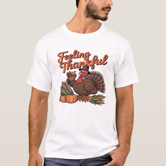 T-shirt classique Feeling thankful (Devant)