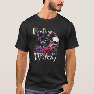T-shirt classique Feeling Witchy Black Cat