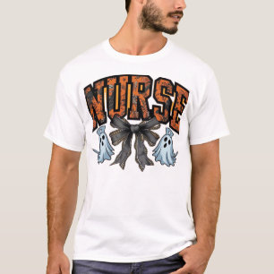 T-Shirt Classique Halloween Infirmière Effrayante