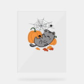 T-shirt classique Halloween Kitty et Spiders (Recto)
