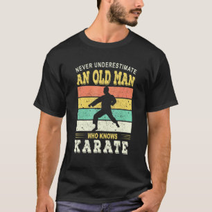 T-shirt Classique Homme Rétro N'estimez Jamais Un Vieil Ho