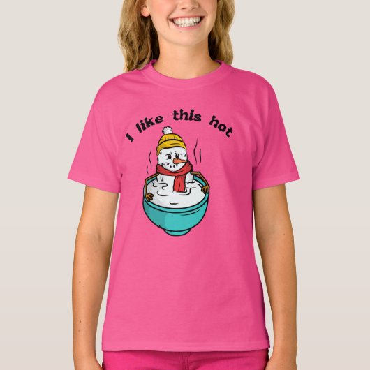 T-shirt Classique J'aime ça chaud (Devant)