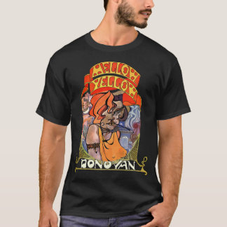 T-shirt classique jaune moelleux Donovan