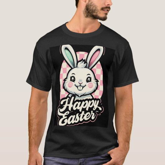 T-shirt classique Joyeuses Pâques (Devant)