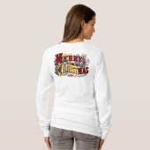 T-shirt Classique "Joyeux Noël" Coloré (Dos entier)