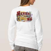 T-shirt Classique "Joyeux Noël" coloré (Dos)