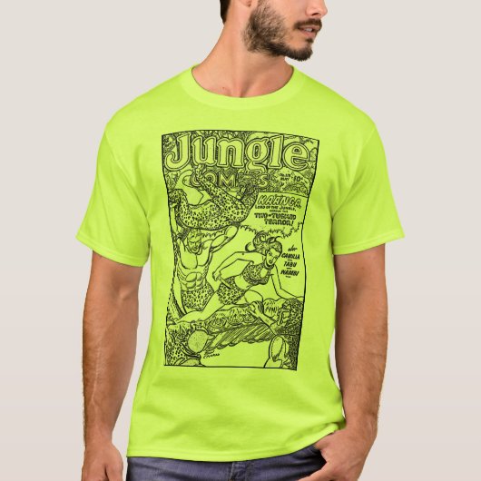 T-shirt Classique Jungle Comics (Devant)