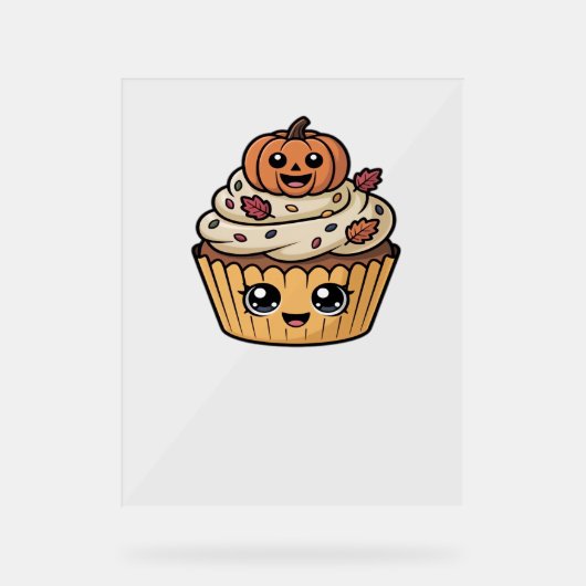 t-shirt classique kawaii thanksgiving cupcake (Recto)