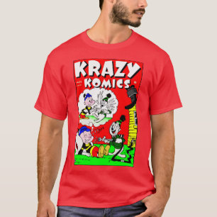 T-shirt classique Krazy Komics des années 1940