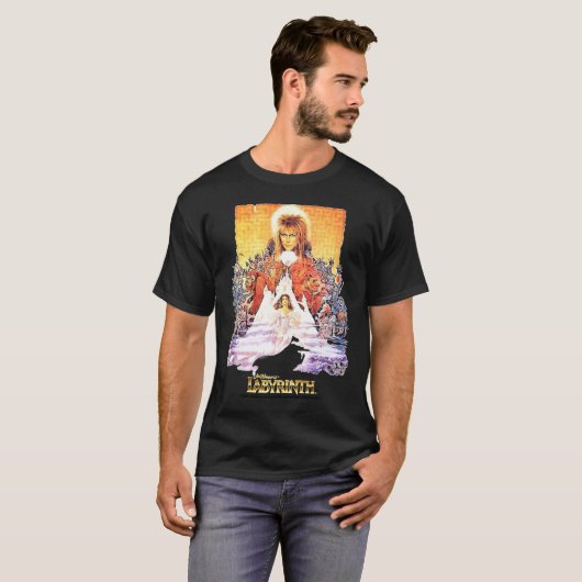 T-shirt classique labyrinthe (Devant entier)