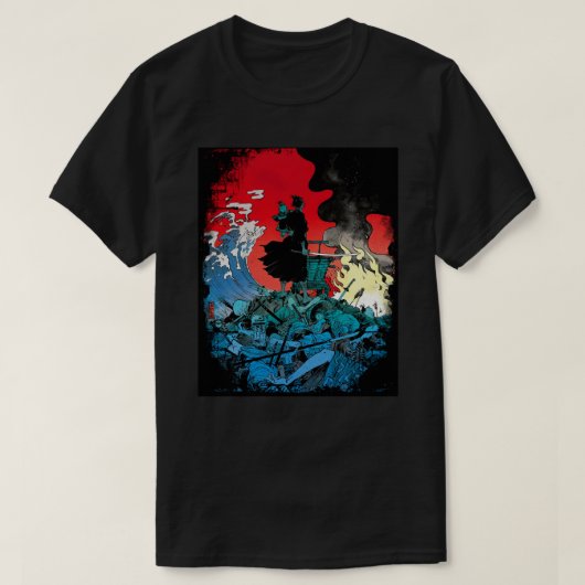 T-Shirt Classique Loup Lone Et Cub (Design devant)