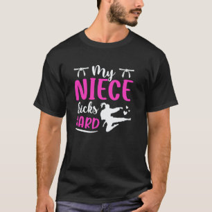 T-shirt Classique Ma Nièce Rue Fort Tante Karaté Karaté