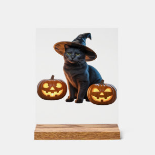 T-Shirt Classique Magie Chat Noir Halloween