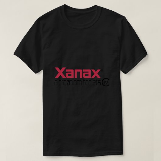 T-shirt classique marque Xanax (Design devant)