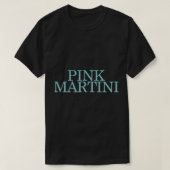 T-shirt classique martini rose (Design devant)