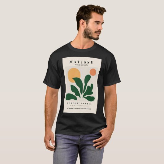 T-shirt classique Matisse Papiers DeCoups (Devant entier)