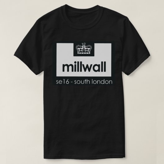 T-shirt classique Millwall SE 16 (Design devant)