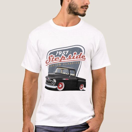 T-shirt Classique noir Stepside (Devant)