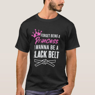 T-shirt Classique Oublie D'être Une Princesse Je Veux Être