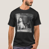 T-shirt classique Pavlov&x27 ; s Chien choyé Menia (Devant)