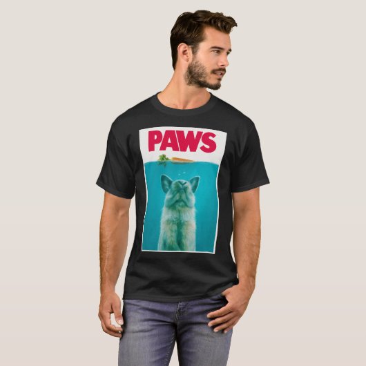 T-shirt classique PAWS (Devant entier)
