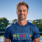 T-shirt Classique Pickleball Moderne Pour Diner ou Ne Pas 