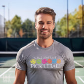 T-shirt Classique Pickleball Moderne Pour Diner ou Ne Pas 