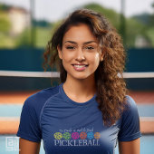 T-shirt Classique Pickleball Moderne Pour Diner ou Ne Pas 