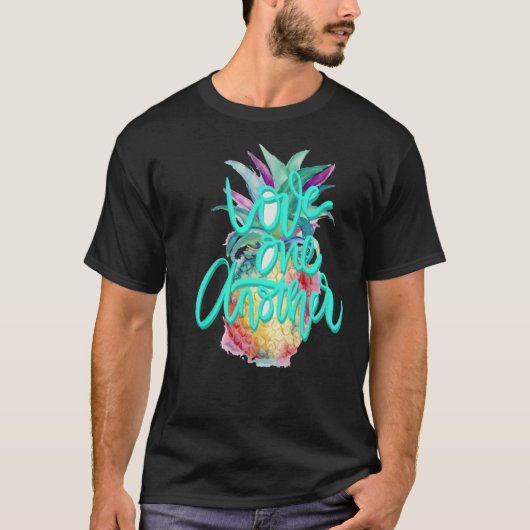 T-Shirt classique pinapple l'un l'autre (Devant)
