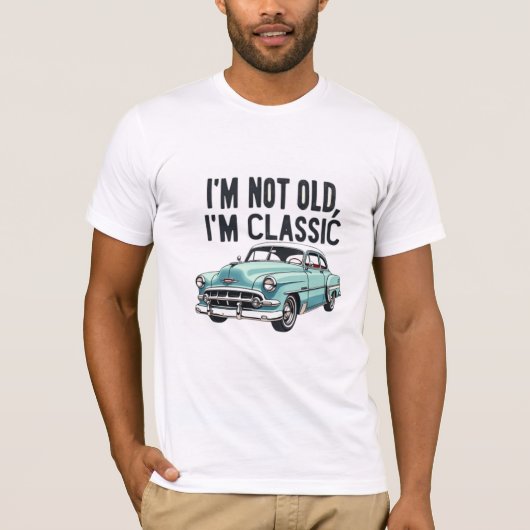 T-shirt classique pour hommes, pas vieux version 2 (Devant)